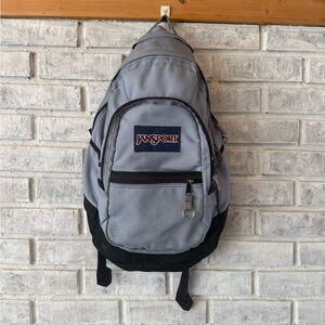 Vintage JanSport Gray and Black Men's Backpack